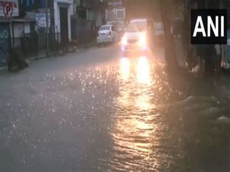 Heavy Rains Lash Mumbai Its Suburbs Amid Orange Alert Leading To Water