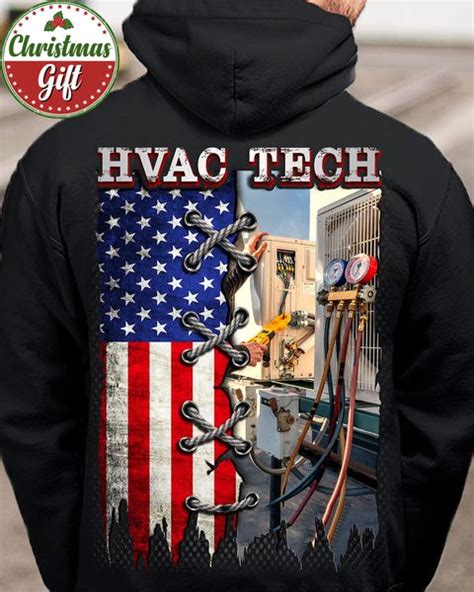 Hvac Tech American Flag Fridaystuff