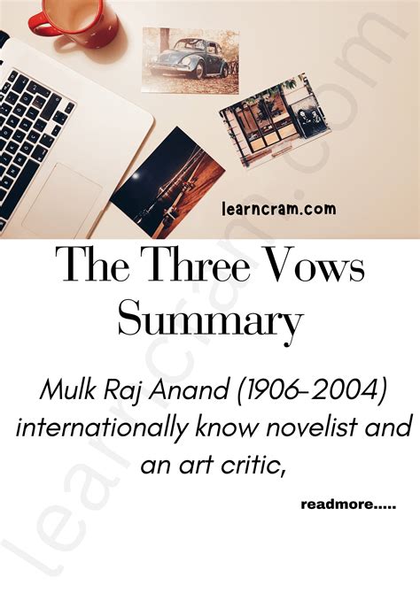 The Three Vows Summary in English and Hindi by Mulk Raj Anand – Learn Cram