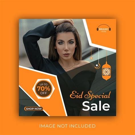 Premium Vector Eid Special Fashion Sale Social Media Post Template