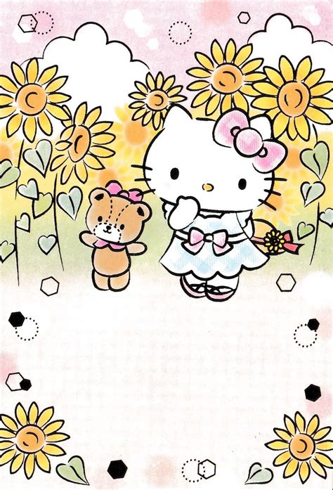 Hello Kitty With Sunflowers Gabi M Flickr