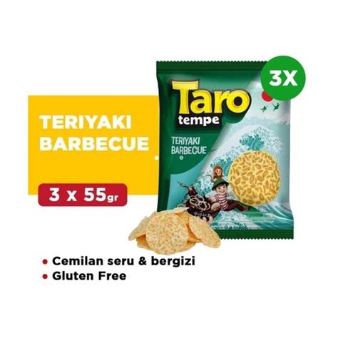 Taro Tempe Chicken Teriyaki Bbq 55 Gr Indonesia Distribution Hub