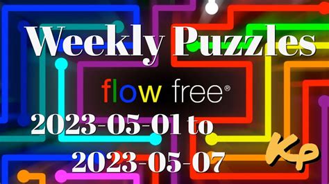 Flow Free Weekly Puzzles Pathways Challenge 2023 05 01 To 07