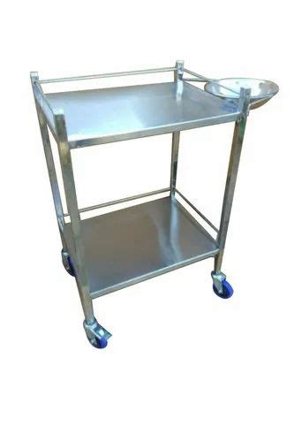 Stainless Steel Ss Hospital Dressing Trolley At Best Price In Lucknow