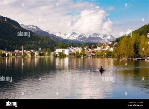 Saint Moritz Lake Fotos Und Bildmaterial In Hoher Aufl Sung Alamy