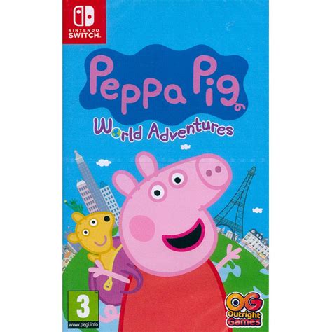 Nintendo 任天堂 Ns Switch《佩佩豬世界大冒險 Peppa Pig World Adventures》英文歐版