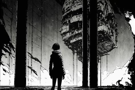 Blame by Tsutomu Nihei huge megastructures by Sanguisan on DeviantArt