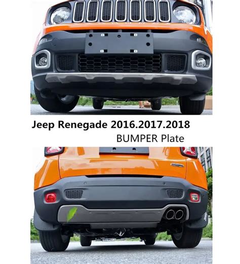 For Car BUMPER Plate For Jeep Renegade 2016 2017 2018 BUMPER GUARD High