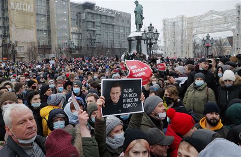 Photos Of Protests In Russia For Alexei Navalny The Washington Post