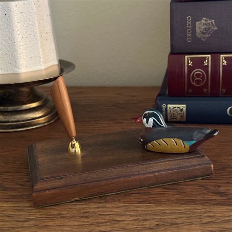 Vintage Duck Pen Holder Duck Office Supplies Etsy