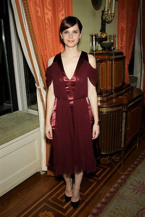 FELICITY JONES at Theory Of Everything Special Screening in New York ...