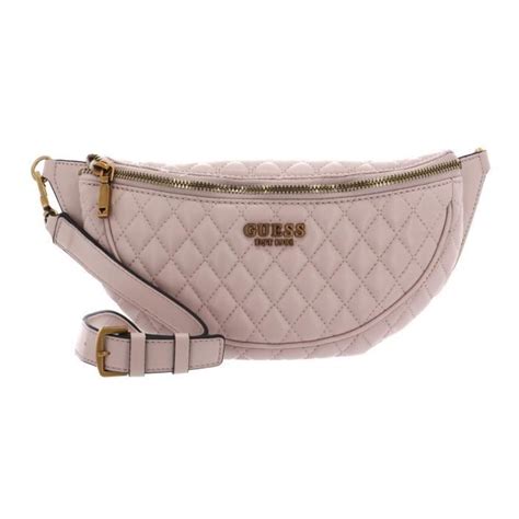 GUESS Maila Belt Bag Nude Sac Banane Banane Rose Cdiscount