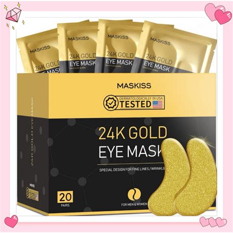 現貨 即期 Maskiss 24k Gold Under Eye Mask 黃金 眼膜 單包裝 黑眼圈 眼袋 抗皺 抗老 蝦皮購物