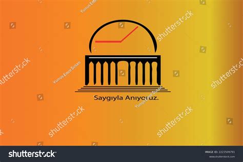 10 Kasim 10 Mustafa Kemal Stock Vector Royalty Free 2223509791