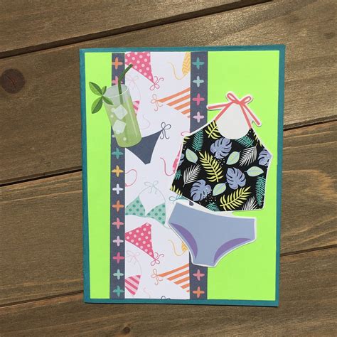 Beach Babe Card Beach Babe Summer Themed Card Summer Fun Card Beach Day Card Pool Party