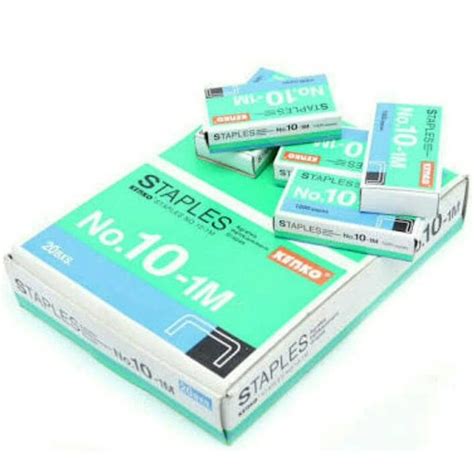 1 Box Besar Isi Staples Kenko Kecil N0 10 1m Refill Stapler No 10