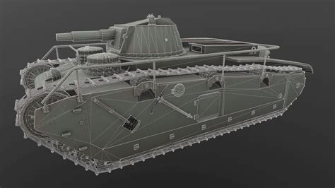 German tank grosstraktor 3D model - TurboSquid 1259616