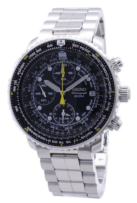 Seiko Sna Flight Alarm Chronograph Atelier Yuwa Ciao Jp