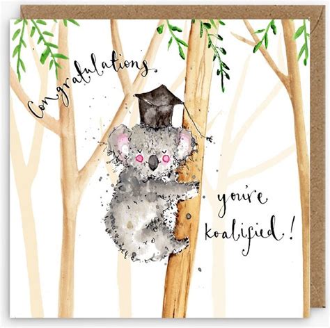 Louise Mulgrew Designs Koala Graduation Card ShopStyle Artwork