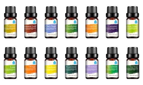 Pursonic 100 Pure Essential Aromatherapy Oils Set 6 Or 14 Pack