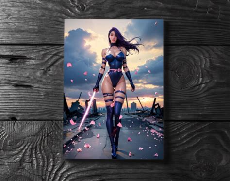 Decoration Sexy Psylocke X Men Marvel Comic Paper Poster Ebay