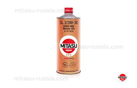 MJ 130 MITASU MOTOR OIL SL 10W-30 MJ1301 - mitasu-russia.ru