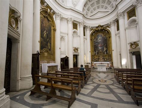 San Carlo Alle Quattro Fontane Interior Borromini Rome San Carlo