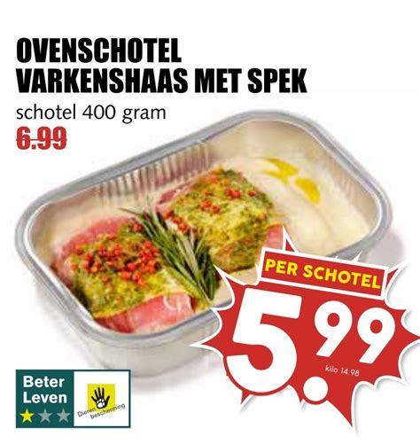 Ovenschotel Varkenshaas Met Spek Aanbieding Bij Mcd Supermarkt