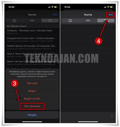 Safari Arama Geçmişi Nasıl Silinir iPhone iPad TeknoAjan