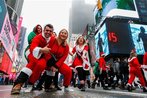 Las Mejores Fotos De La Santacon 2019 En Las Calles De Nueva York Infobae