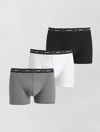 Lot De Boxers Dim Ecodim Pack Noir Kiabi