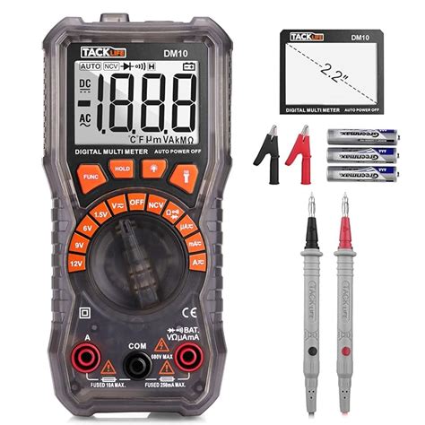 Buy TACKLIFE Multimeter DM10 Digital Electrical Tester Auto Ranging