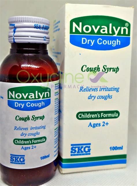 Novalyn Dry Cough Syrup 2 100ml Oxycline Pharmacy