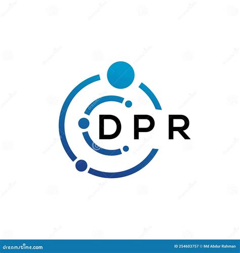 DPR Letter Logo Design on White Background. DPR Creative Initials ...