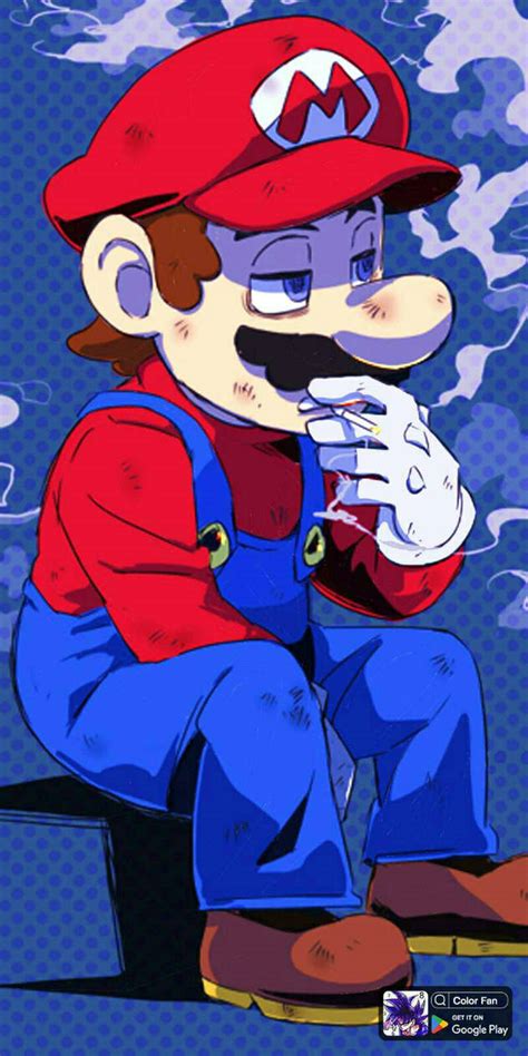 Mario Smoking Weed Everyday by BusterMoonSonic2023 on DeviantArt