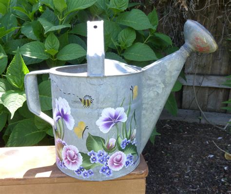 Special Order For Mary Hand Painted Watering Can