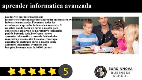 Aprender Informatica Avanzada Web Oficial Euroinnova