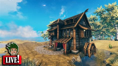 Valheim Building A Medieval Watermill Farmhouse For A Tutorial Guide