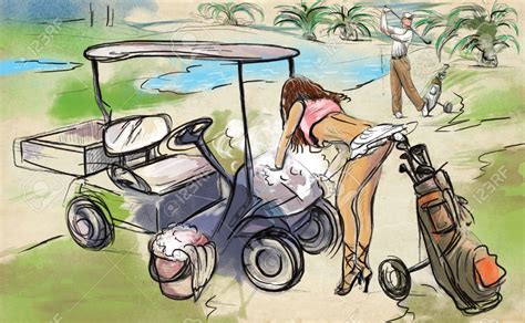 Golf Cart Cartoon Drawing at GetDrawings | Free download