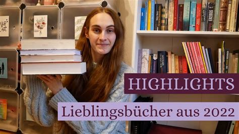 TOP BÜCHER aus 2022 Mein Lesejahr YouTube