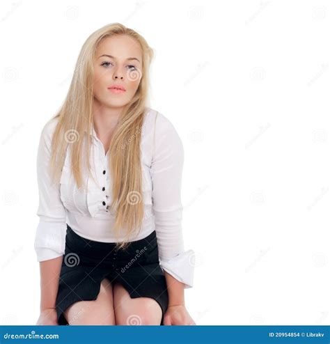 Blonde Stock Photo Image Of Caucasian Confident Casual 20954854