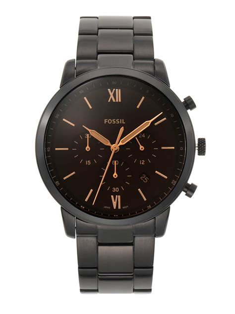 Fossil Fs Neutra Black Watch For Men Buy Fossil Fs Neutra