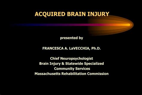 PPT - ACQUIRED BRAIN INJURY PowerPoint Presentation, free download - ID ...