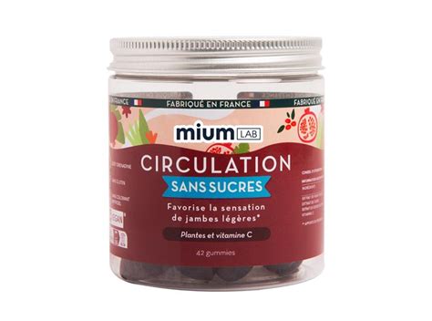 Mium Lab Circulation Sans Sucre Gummies Pharmacie En Ligne