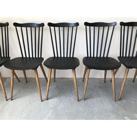 Lot De Chaises Bistrot Vintage Menuet Par Baumann