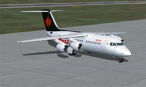 Air Canada Jazz Bae 146 200 For Fs2004