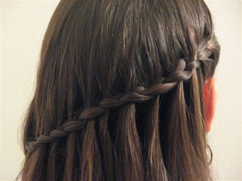 hair tutorial waterfall braiding summers adventures