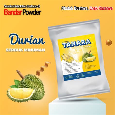 Jual Serbuk Minuman Durian Kg Bubuk Minuman Tanara Rasa Buah