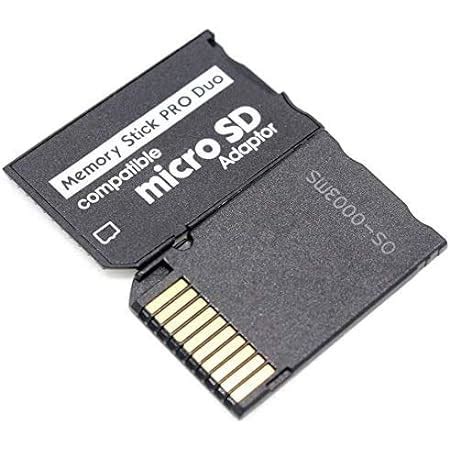 Dongchunxi Card Adapter Micro SD Auf Memory Stick Schwarz Amazon De