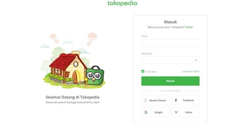 Tokopedia Login / Cara Log In Tokopedia - Tokopedia Blog